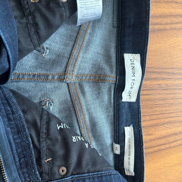 Denim Forum Lola High Rise Skinny Crop size 26 - Picture 3 of 3